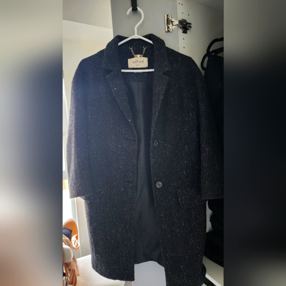 Wilfred tweed coat